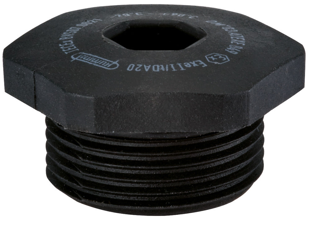 V-Ex M25x1.5 Poliamida Tapa Ciega Negra - 1297250150 [2 Piezas]