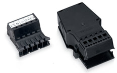 Conector De Alivio De Tensión Wago De 5 Pines 6mm Negro - 831-3205/1020-004 [5 Piezas]