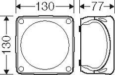 Hensel RX 0614T Caja De Conexiones Ex-Calificada IP66 14-Terminal - RX 0614 T