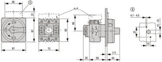 Eaton P3 63A Interruptor Principal Con Función De Parada 3P+N - 012771