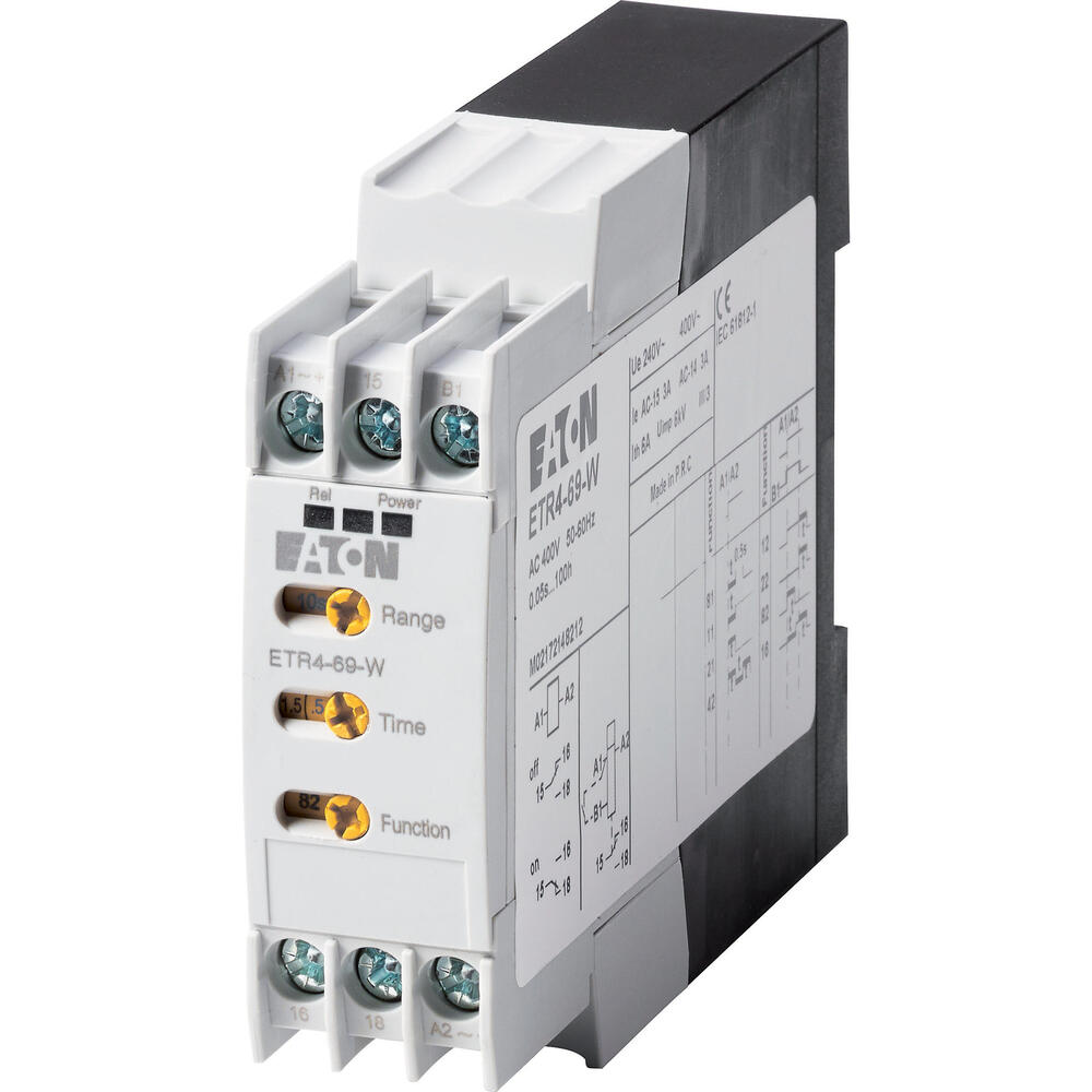 Relé De Temporización Multifuncional Eaton 400VAC 0.05s-100h - 031887