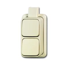 ABB Busch-Jaeger Interruptor De Palanca Doble Superficie 10AX 250V - 2CKA001042A1014