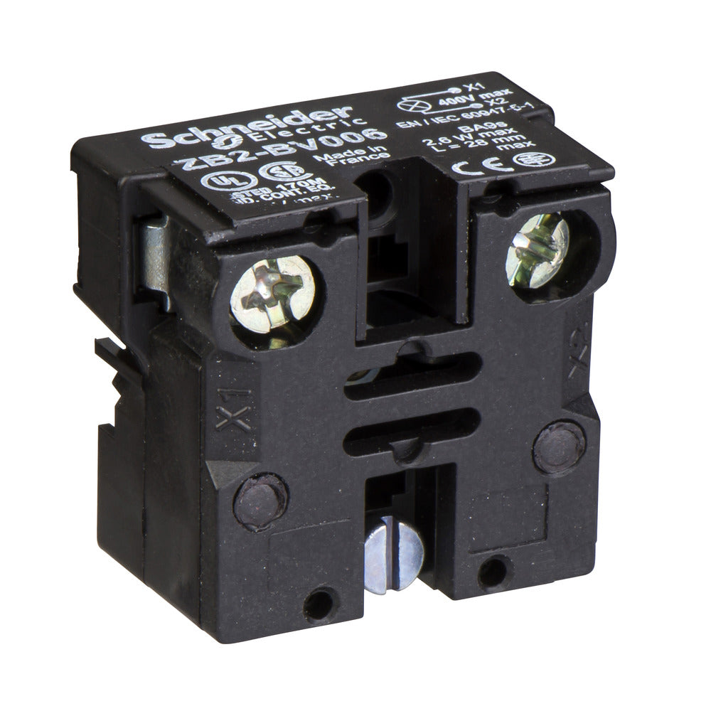 Schneider Electric XAC BA9S Soporte De Luz De Señal 400V - ZB2BV006