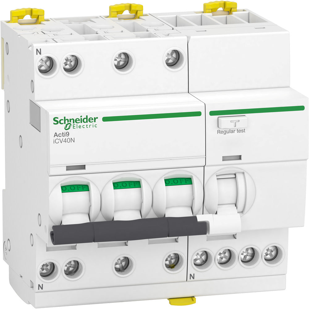 Schneider Acti9 ICV40N 3P+N 10A B-Curva RCBO - A9DG3710