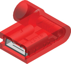 Conector De Espada De Ángulo Recto Aislado 0.5-1.5mm² Rojo - CE110103 [100 Piezas]