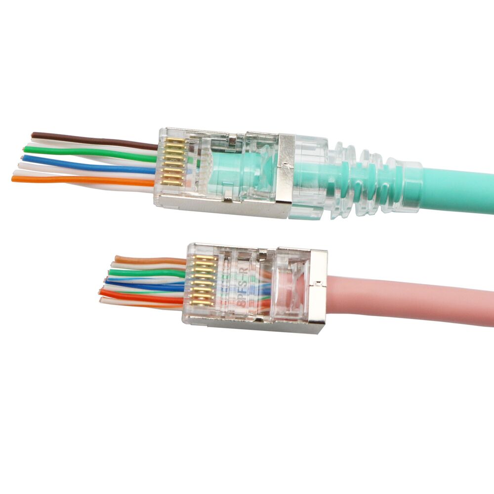 Klemko EZ-RJ45 Blindado Conector De Red CAT5e - 183281 [100 Piezas]
