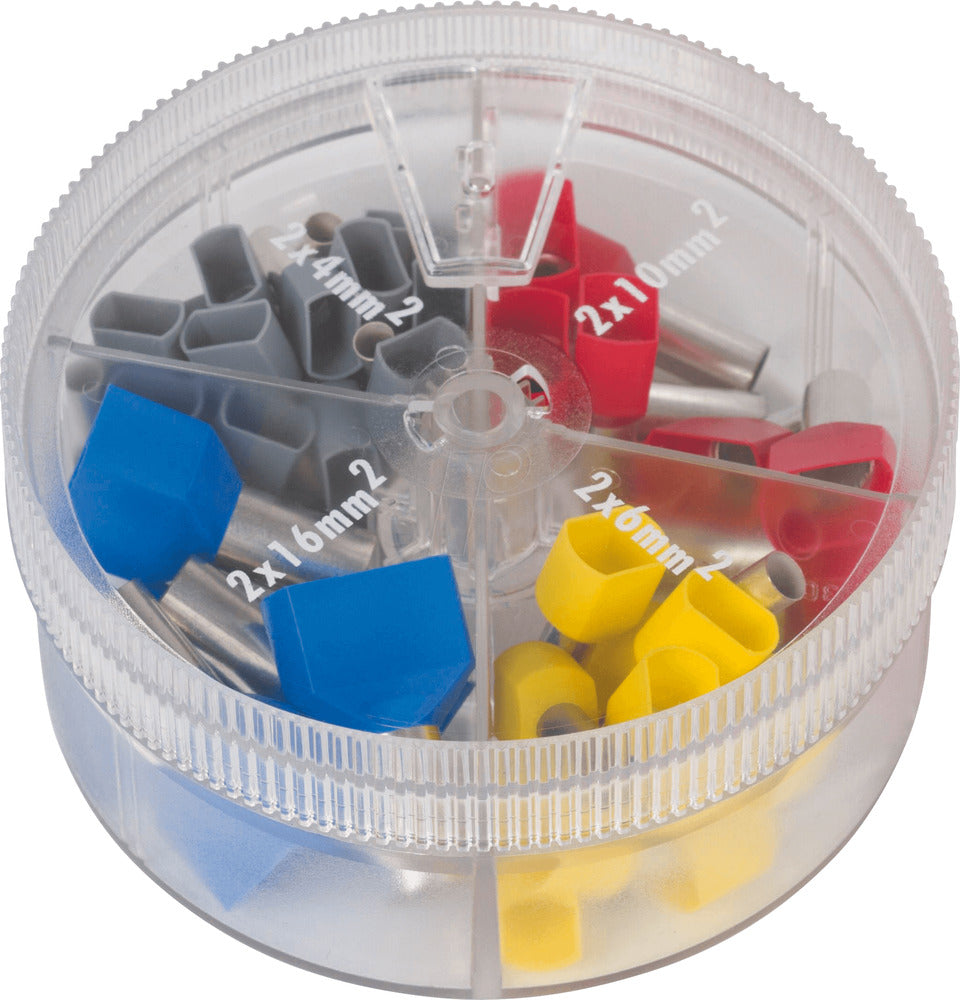 Conex Twin Alambre Ferrule Surtido Caja - Ce520202 [45 Piezas]
