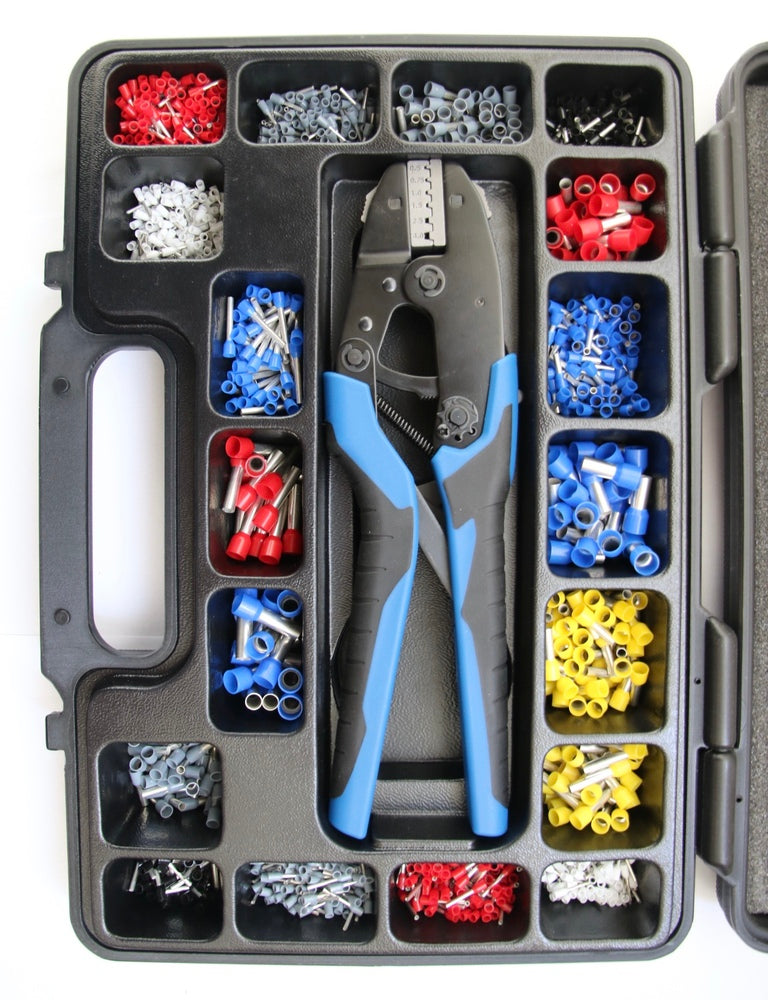 Kit De Terminales De Cable Profesional Conex Con Herramientas De Crimpado - CE900102