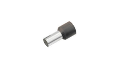 Ferrules De Cable Aislados 1.5mm² DIN 46228 Negro - 185004 [500 Piezas]