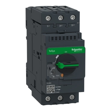 Schneider TeSys GV3 80A Interruptor De Circuito Para Motor - GV3P80