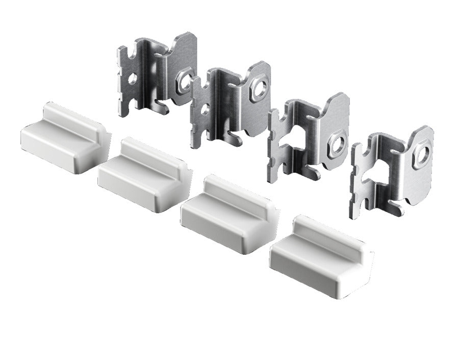 Rittal SZ Montaje Mural Escuadra De Fijación-Set 40mm - 2503020 [4 Piezas]