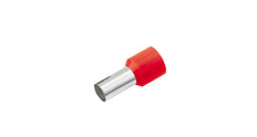 Ferrules De Cable Aislados 1.0mm² Rojo DIN 46228 - 181003 [100 Piezas] [200 Piezas]