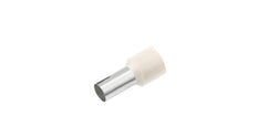Ferrules De Fin De Cable Aislados 0.75mm² Blanco DIN 46228 - 182201 [100 Piezas] [200 Piezas]