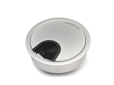 Grommet De Gestión De Cables De Metal De 60Mm En Cromo Mate - 49.80.012