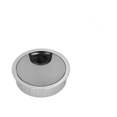 Grommet De Cable De Escritorio De Metal 80mm Acero Inoxidable Acabado - 49.80.016