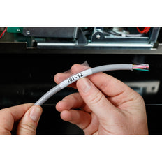 Brady M211 Etiqueta De Cable Autolaminada 25.4mm Negro Blanco - 110928