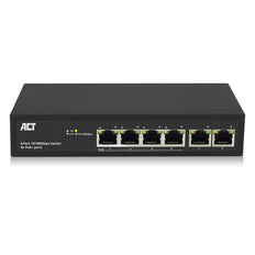 Act Ac4430 Interruptor De Red De 6 Puertos 4 Poe Plus - Ac4430