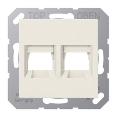 Jung AS500 Doble Toma Modular Tapa Blanca - A1569-2AT