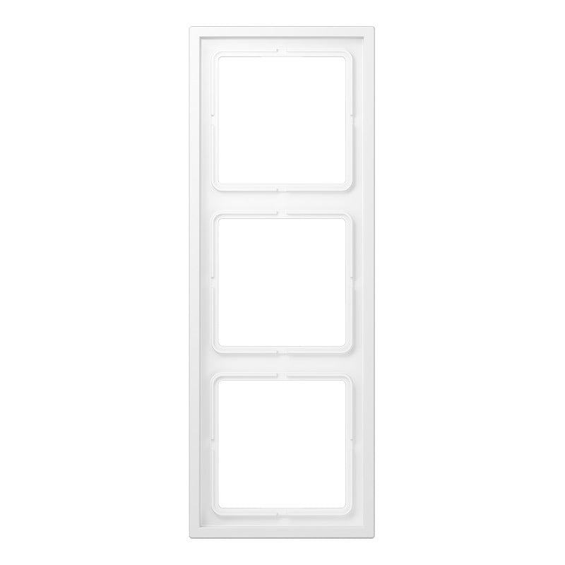 Jung LS Zero Marco Triple Tapa Blanco Mate - LSZ983BFWWM
