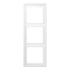Jung LS Zero Marco Triple Tapa Blanco Mate - LSZ983BFWWM