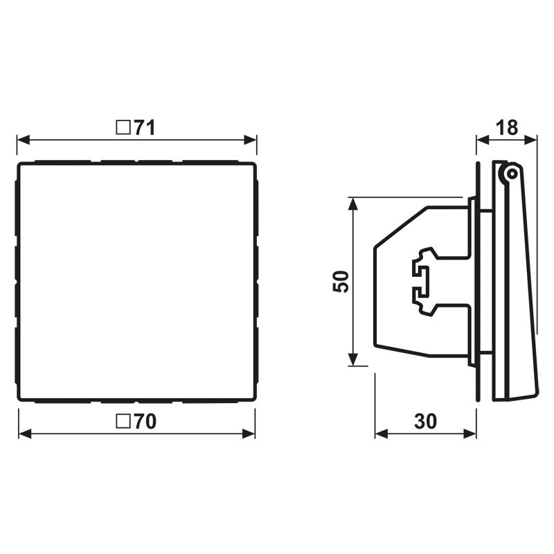 Jung LS990 Enchufe De Pared Protegido De 16A Con Tapa De Seguridad - LS1520NBFKIKLWWM
