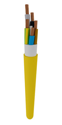 TKF H07BQ-F 5G2.5mm Cable Flexible Industrial Amarillo - 9621 [2 Metros]