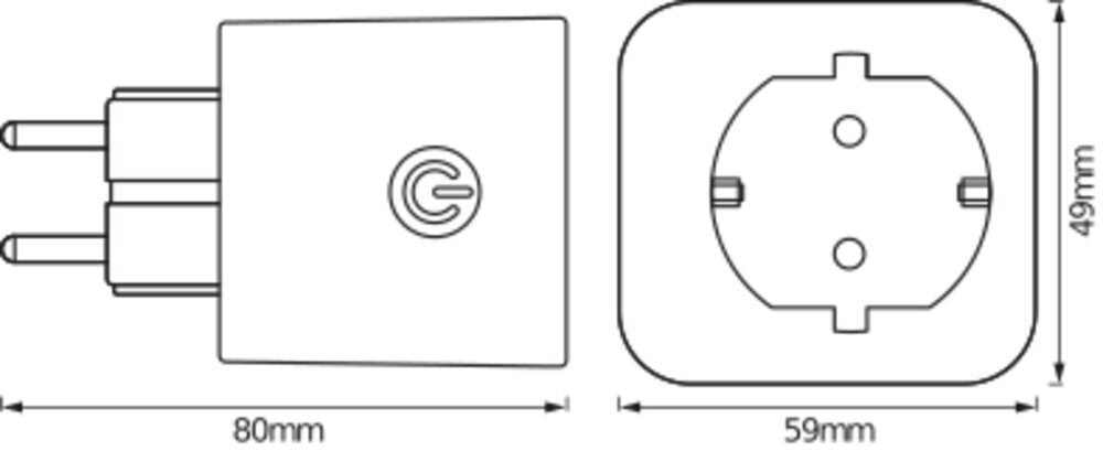 Enchufe Inteligente Wifi LEDVANCE UE - 4058075537248