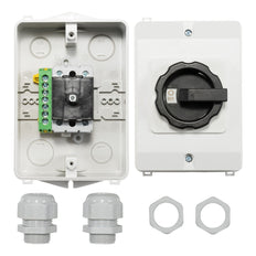 Interruptor De Trabajo PV/AC De 32A 2 Polos IP65 Con Terminales En Jaula - AE-A551373