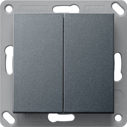 Gira Transmisor De Pared Bluetooth De 2 Canales Antracita - 246228
