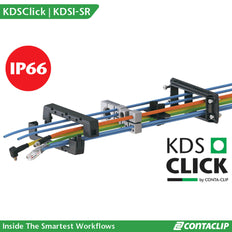 KDSI-SR 10/24 Marco De Entrada De Cable Negro - 28883.4