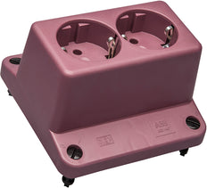 ABB 3640 Doble Enchufe Schuko Tapa Roja Reciclada - 1SPA007130F9240