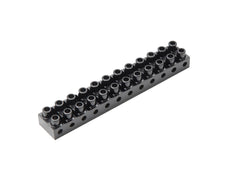 Bloque De Terminales De 12 Polos 6mm² Termofijo IP20 - 681/N [5 Piezas]