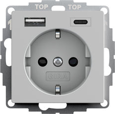 Toma Schuko Doble Usb Tipo A/C Con Seguridad Plus - 2459015