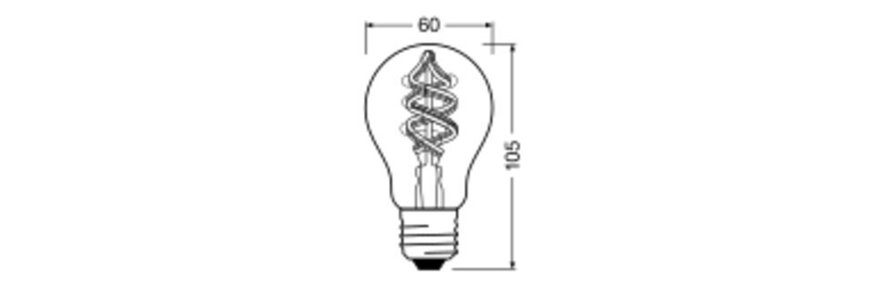 LEDVANCE Bombilla LED Filamento RGBW E27 Wifi Inteligente 4.5W - 4058075619012