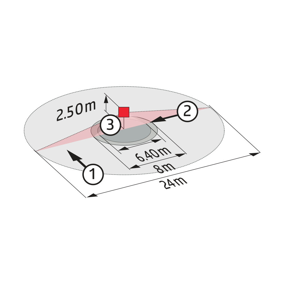 Beg Pd4N-M-Daco Dali-2 Detector De Movimiento 24M Blanco Ip20 - 93460