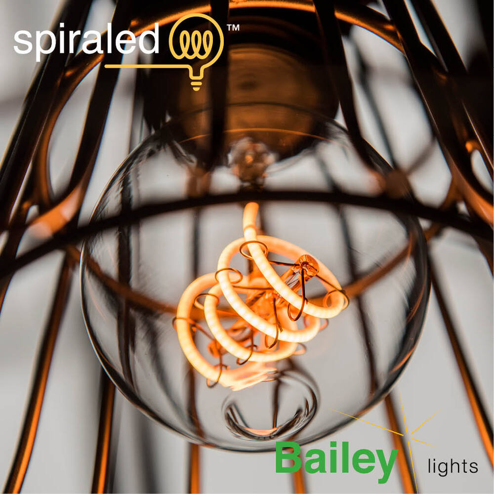 Bailey Filamento LED En Espiral A60 E27 3.2W Bombilla Regulable - 145009