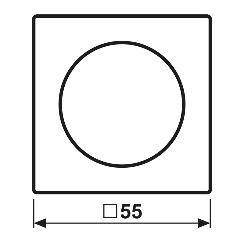 Jung A Rango Tapa Dimmer Rotativo De Aluminio - A1740AL