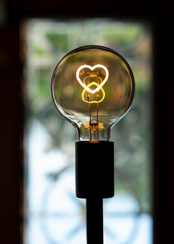 Bailey Led Silueta De Corazón G95 E27 2W Oro - 145546