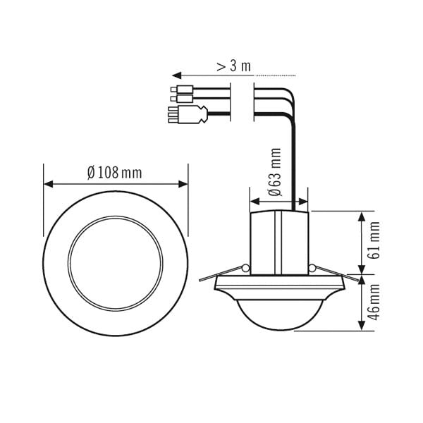 ESYLUX PD-C 360I/24 DUO DALI Detector De Presencia De Techo - EP10427374