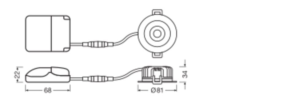 LEDVANCE Air Fix 6W IP65 Foco LED Empotrable - 4058075799905