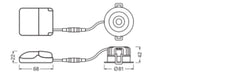 Foco Empotrable Led Resistente Al Fuego 8W IP65 Regulable 930 - 4058075799745
