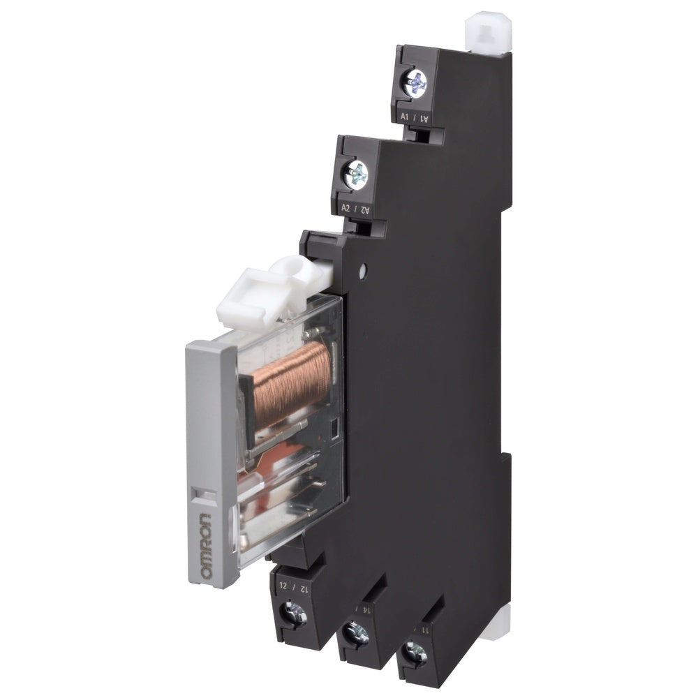 Omron 6Mm Slim Spdt Relé 24Vdc 6A Con Zócalo - G2Rv8226C