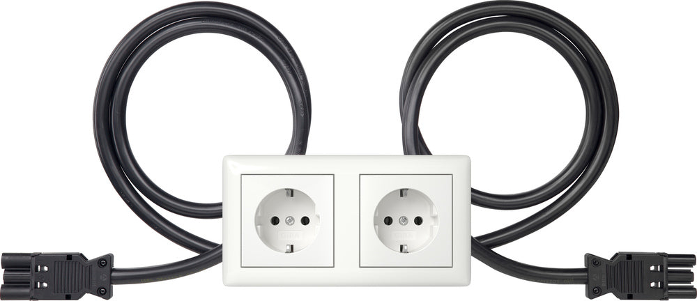 Gira Estándar 55 Toma SCHUKO Doble 16A 250V - 483103