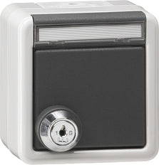 Gira IP44 Toma SCHUKO Exterior Con Tapa Bloqueable - 456930