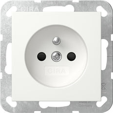 Gira Sistema 55 Seguridad Plus Enchufe Con Pin De Tierra - 448503