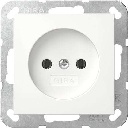 Gira Sistema 55 Toma No Aterrizada 16A 250V Blanco Puro - 448003
