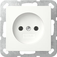 Gira Sistema 55 Toma No Aterrizada 16A 250V Blanco Puro - 448003