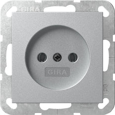 Gira Sistema 55 Enchufe De Aluminio Sin Contacto A Tierra - 448026