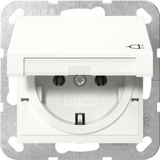 Gira Sistema 55 Toma Schuko Con Tapa Hinge IP44 - 445427