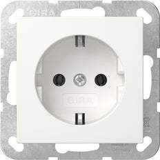 Gira Sistema 55 Toma Schuko Blanco Puro Mate - 418827 [2 Piezas]